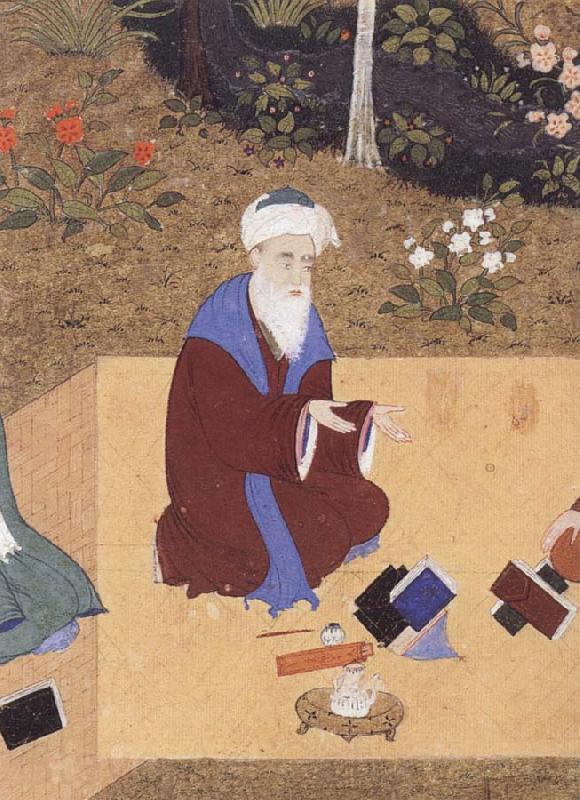 unknow artist The Poet Nizami sits in the highest rank among the great Persian poets of the past France oil painting art